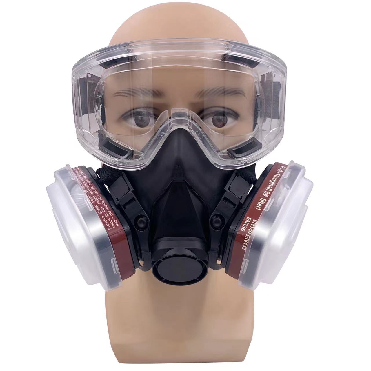 قناع الغاز الغبار مكافحة الضبا - مراجعة Dust Mask Construction وسعره