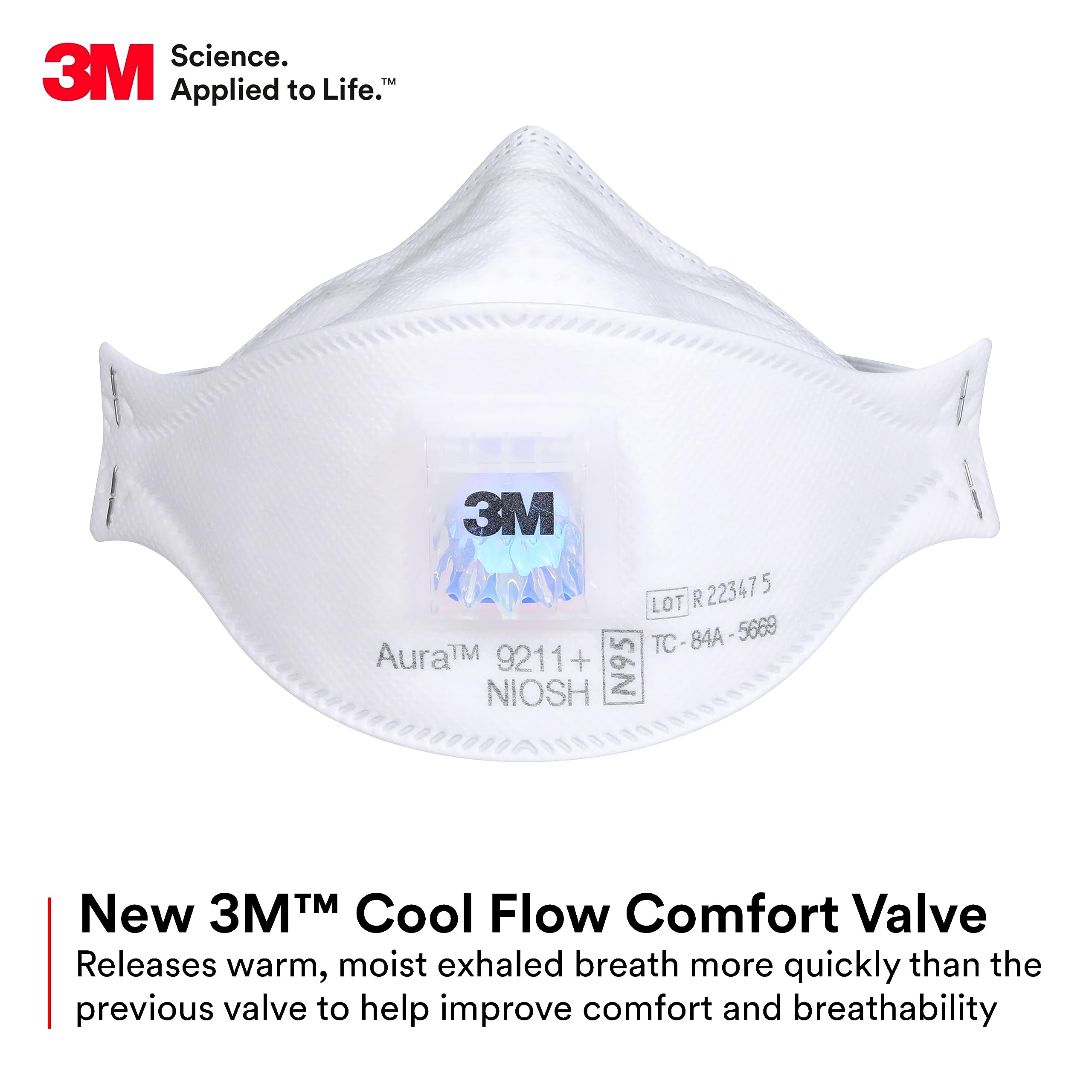 3M هالة 9211 + التنفس الجسيمات - مراجعة Kn95 Respirator Mask وسعره