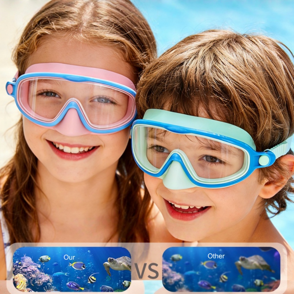 نظارات سباحة للأطفال مع غطاء ل - مراجعة Anti Pollution Mask وسعره