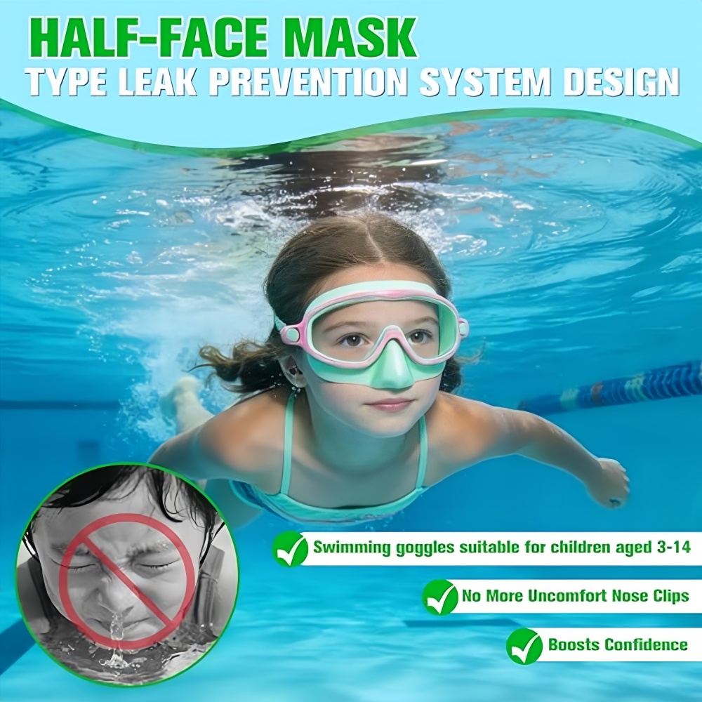 نظارات سباحة للأطفال مع غطاء ل - مراجعة Anti Pollution Mask وسعره